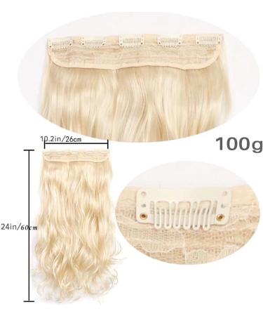 iLUU Hot Pink Cosplay Synthetic Hair Clip in Extensions 100g 24" Long Curly Wavy Thick Hairpiece African American 5 Clips on Synthetic Hair Extension for Party #8D (hot pink) wavy - Buy Online on GoSupps.com