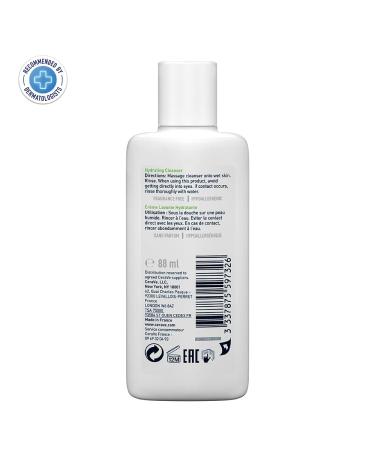 Cerave Moisturizing Cleansing Lotion 88ml - Gentle Cleanser for Normal to Dry Skin with 3 Essential Ceramides & Hyaluronic Acid - Travel Size Body & Face Wash | International Shipping - Buy Online on GoSupps.com