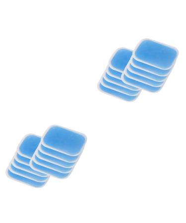 Healvian 60 Pcs Fitness Equipment Gel Pads For Abdominal Toner Gel Pads For Abdominal Stimulators Replacement Gel Pads Intelligent