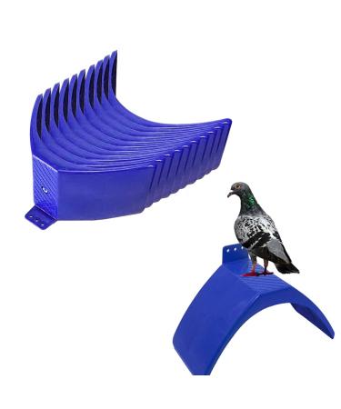 PeSandy Dove Rest Stand, 10 PCS Lightweight Pigeons Rest Stand Bird Perches for Dove Pigeon and Other Birds, Durable Plastic Pigeon Perches Roost Bird Dwelling Stand Support Cage Accessories