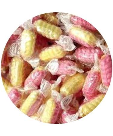 Old Timers Stockley's Rhubarb & Custard Fruit Flavour Hard Boiled Sweets in Victorian Style 970 Millilitre Plastic Jar 600 Grams - Buy Online on GoSupps.com