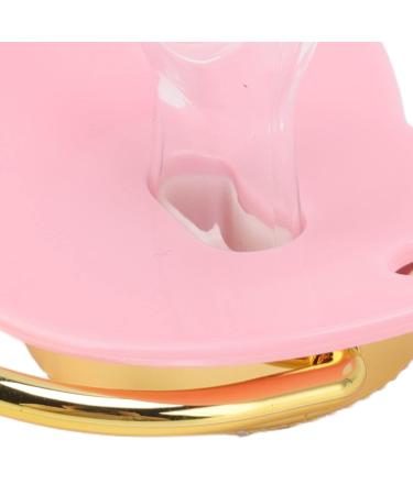 Heart Shape Silicone Baby Pacifier with Shiny Rhinestones | Soft & Lightweight Infant Dummy - Pink - Buy Online on GoSupps.com