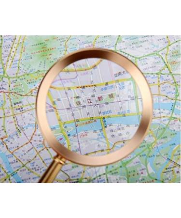 Magnifying Glass High Magnification Handheld Magnifier 20x HD Suitable for Viewing Books Newspapers maps Electronics Miniature Models. (Color : Small) Made in China - Buy Online on GoSupps.com