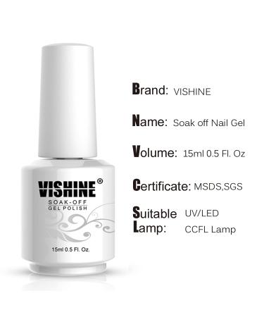 Vishine Gel Nail Polish 15ml - Fall Autumn Yellow Soak Off UV LED | Long-Lasting DIY Manicure & Nail Art | International Shipping - Buy Online on GoSupps.com