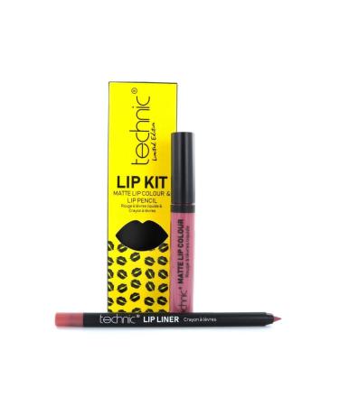 Technic Lip Kit Lipliner & Lipstick - Queen