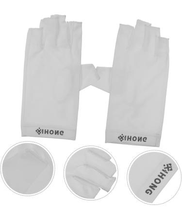 FRCOLOR Cooling Gloves Girls 3 Pairs Uv Gloves Uv Finger Protection Nails Outdoor Hiking Gloves Summer Driving Gloves Sun Protection Gloves for Women Fabric Women's Manicure Shield White - Buy Online on GoSupps.com