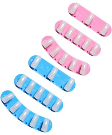 Ipetboom 4 Boxes Fingernail Art Stand Nail Practice Rack Tip Stand for Nails Nail Tools Nail Practice Holder Fake Nail Practice Stand Nail Art Practice Base Nails Gel Training Rack Manicure - Buy Online on GoSupps.com