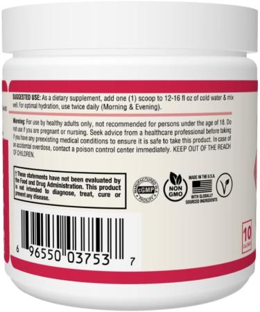 Grow Young Fitness Hydration Powder - Sugar-Free Raspberry Lemonade Electrolyte Mix | 30 Servings for Proactive Hydration - Premium Vitamins & Electrolytes - Buy Online on GoSupps.com