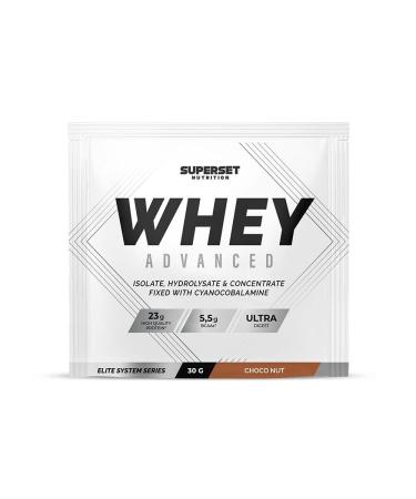 Superset Nutrition | Sample 100% Whey Protein Advanced (30g) | Whey Protein | Best Whey - Choco-Nut