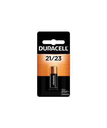 Duracell 21/23-12V Alkaline-Battery 1 Count Pack 21/23 12 Volt Alkaline-Battery Long-Lasting for Key Fobs -Car Alarms GPS Trackers and More