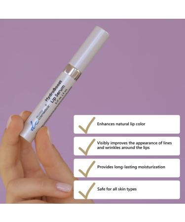 Doctor Cosmedical HydroBoost Lip Serum - Hyaluronic Acid Plumper for Instant Hydration 0.17 oz - Buy Online on GoSupps.com