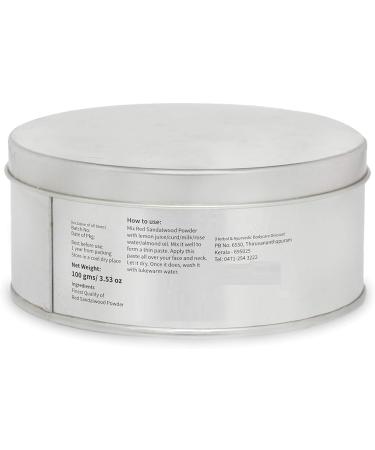 NN Red Sandalwood Powder for all skin types (Raktha Chandan) 100 g - Buy Online on GoSupps.com