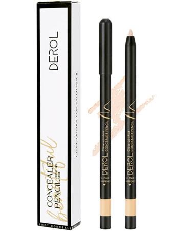 Concealer Pencil Waterproof Concealer Highlighter Stick with Sharpener Long Lasting Coverage Concealer Makeup for Eye Dark Circles Spot Scar Redness (4 Shades) Sillervan - Buy Online on GoSupps.com