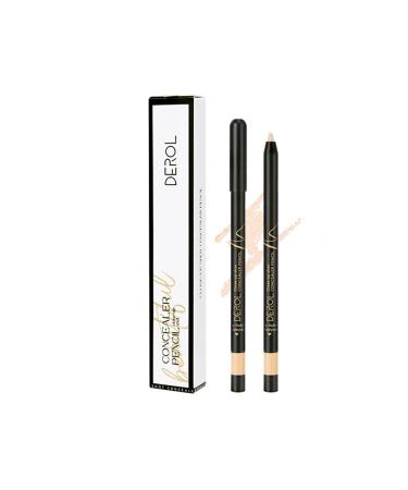 Concealer Pencil Waterproof Highlighters 4 Colors Foundation Cover Makeup with Sharpener for Dark Circles Spots Scars Redness Gift for Women