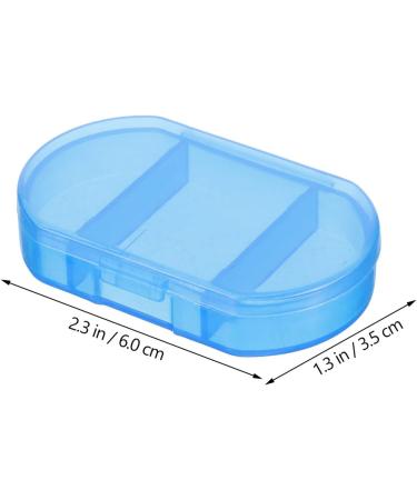 Healvian Pill Box - 7pcs Small Pill Organizer with 3 Compartments | Travel Medicine Holder & Weekly Pill Carrier for Daily Use - Buy Online on GoSupps.com