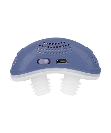 lsslmk Electric Antisnoring Artifact Household Anti Snoring Corrector Respiratory Anti Snoring Device Face Rollers for Aging Skin (Blue One Size) Blue One Size