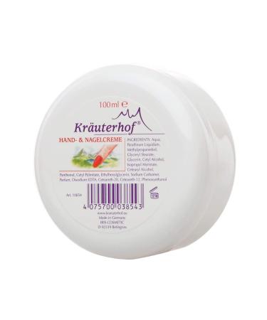 Kr uterhof Hand and Nail Cream Hand Cream Nail Care 100 ml jar