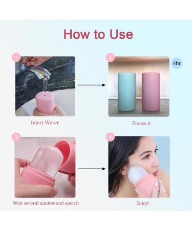 Silicone Face Ice Massager and Contourer - Pink | BeautifulYou - Buy Online on GoSupps.com
