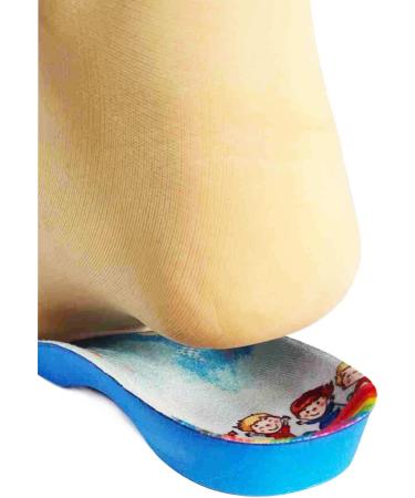 3/4 Length Kids Orthotic Insoles | Cushioning Arch Support for Flat Feet & Heel Pain Relief | PU Foam Inserts for Ages 7-9 - Buy Online on GoSupps.com
