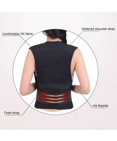 Shoulder Thermal Pillow & Warm Support Belt - XL Self-Warming Pain Relief & Magnetic Therapy Vest for Back & Waist | Reusable Unisex Comfort - Buy Online on GoSupps.com