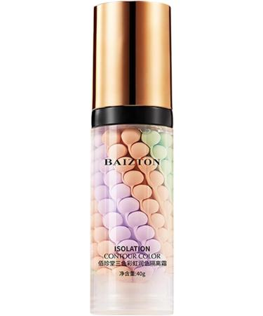  Duqulle One-step color | Tricolor Insulating Cream 40g - Waterproof primer and color-correcting foundation concealing imperfections to neutralize dark circles and dullness - Buy Online on GoSupps.com