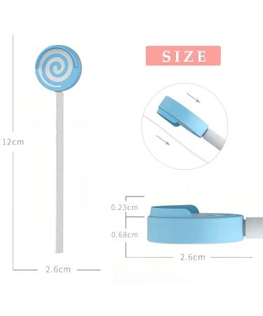 Y-Kelin Kids Tongue Cleaner Set - Lollipop Shape Silicone Tongue Brush for Kids - Reduce Bad Breath - 2 Pack - Buy Online on GoSupps.com