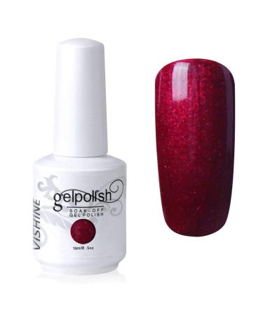 Vishine Gelpolish Soak-off Nail Art UV LED Nail Polish Salon Manicure Indianred(484) #484
