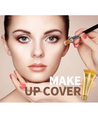 14 Colors Full Skin Concealer Foundation Cream Waterproof Make Up Liquid Concealer Cream For Corrector Scars Acne Spots Tattoo Under-eye Skin Cover-up (208) - Buy Online on GoSupps.com