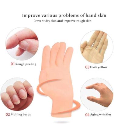 BOKIOESDE Gel Moisturizing Gloves Convenient Personal Care Moisturize Covers Sunshade Hydrating Exfoliate Glove Sunproof Protector - Buy Online on GoSupps.com