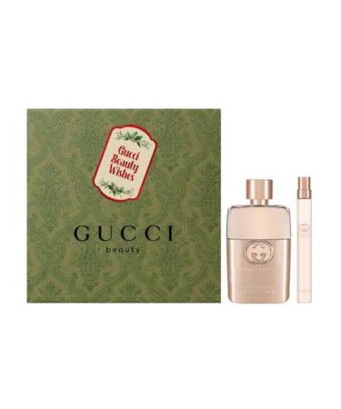Gucc..i Guilty for women Eau de Toilette 2 Piece gift set 1.6oz EDT Spray + 0.33oz EDT Spray + Makeup Remover Wipe - Alcohol Free Face & Eye Makeup Remover Wipe with Aloe E & Cucumber Extract