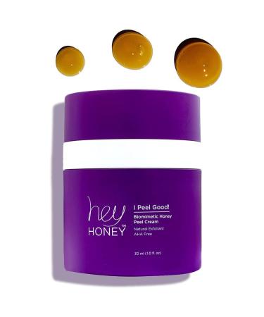 Hey Honey I Peel Good Biomimetic Honey Peel Cream - Brightens & Softens Skin Tone | 100% Natural AHA-Free Treatment - 1 Oz - Buy Online on GoSupps.com