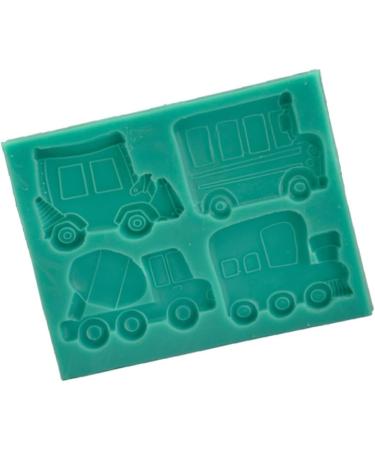 BESTonZON 3 Pcs Fudge Molds DIY Soap Mold Cake Fondant Silicone Molds for Candy Silicone Moulds Silicone Baking Mold Silicone Candy Molds Gum Cake Stencil Cookie Mold DIY Mould Car Chocolate 10.7*8.6 CMx3pcs Greenx3pcs - Buy Online on GoSupps.com