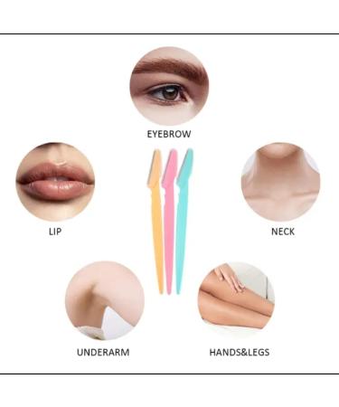 Tinkle Eyebrow Razors - 6 Pack Dermaplane Tool for Women | Safe & Easy Facial Grooming - Buy Online on GoSupps.com