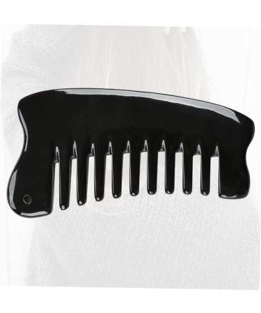 Beavorty 2pi ces Peigne De Massage Corne De B uf Naturelle Outil Multifonctionnel Pour Massage Du Chevelu Pour Hommes Et Femmes La Casse Des Cheveux Et Apaise Le 11x6.5cmx2pcs noirx2pcs - Buy Online on GoSupps.com