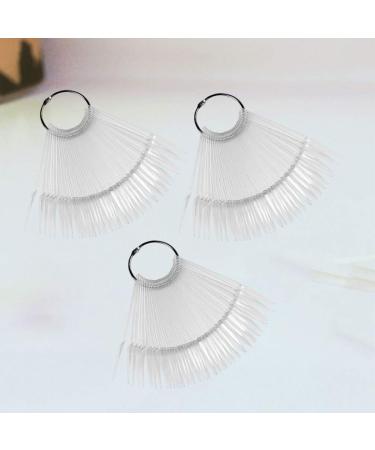 3 Sets of Nail Pattern Tips - False Nail Art Display Pins for Manicure Practice | International Shipping Available - Buy Online on GoSupps.com