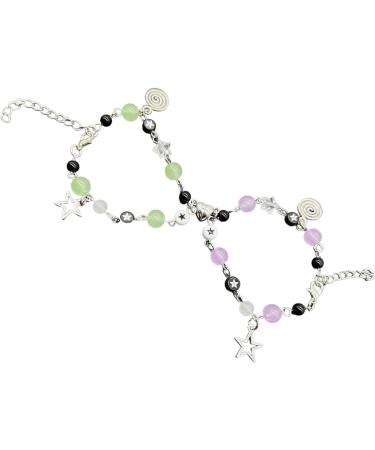 Buy OralGos Practical Magnetic Clasp Acrylic Alloy Bangle Bracelet - Comfortable Beaded Chains for Stylish Fashion - Buy Online on GoSupps.com