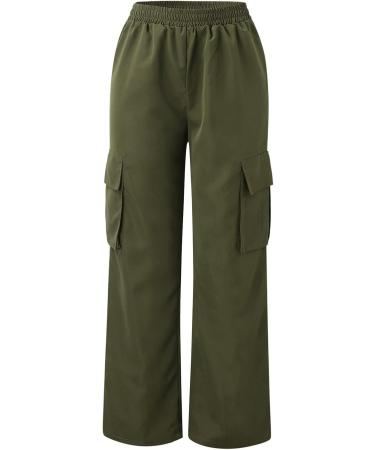 Y2K Women s Parachute Pants | Vintage Cargo Baggy Track Pants | 90s E-Girl Streetwear XL - Lang Green - Buy Online on GoSupps.com