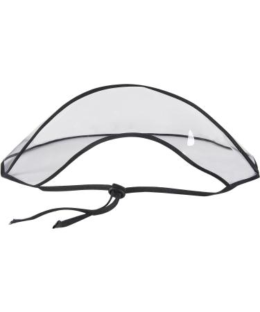 Cherrain PVC Transparent Wide Brim Bucket Hat Blue-2 - Fashionable Women's Waterproof Rain Hat - Buy Online on GoSupps.com