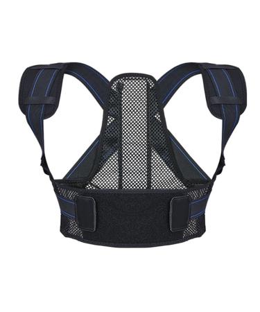 Posture Brace for Men & Women - Adjustable Black Posture Corrector for Back Pain Relief & Comfort (X-Large - Buy Online on GoSupps.com