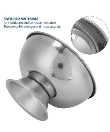 Buy Stainless Steel Shaving Bowl | Beard Shaving Foam & Soap Bowl for Men - Perfect Wet Shave Accessory - Buy Online on GoSupps.com