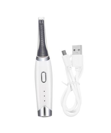 MAGICLULU 1 Set Electric Eyelash Curler Eyelash Curling Tool Charging Eyelash Curler Eyelash Curlers Heated Pro Tools Eyelash Holder Eyelash Curler Heated Abs Charging Mode White Accessories