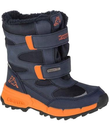 Kappa Unisex Kids Winter Boots - Navy Orange | EU Size 32 | Shop Internationally - Buy Online on GoSupps.com
