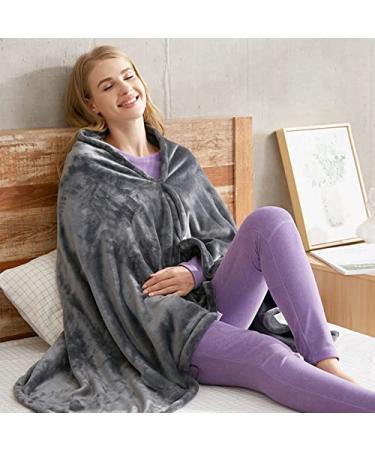 Heating cushion heating blanket in 1 electrically heated ceiling USB heating scarf warm soft plush mesh ceiling 3 temperature modes adjustable keep warm and pain relieve the sofa and sofa warm as ever