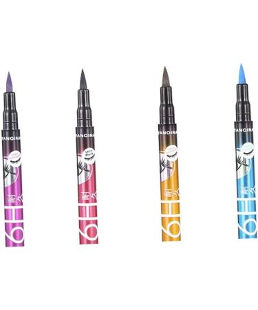 FRCOLOR 3Pcs Liquid Eyeliner Black Waterproof Eyeliner Colorful Eyeline Pencil For Women Waterproof Pen Marker Make Up Size 1x3pcs Image 3x3pcs - Buy Online on GoSupps.com