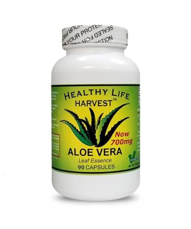 IC Aloe Capsules - IC Supplements Non-GMO Clinically Proven for Interstitial Cystitis for 30 Years- Vegetarian - Each Bottle has 90-700mg caps