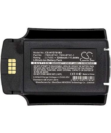 Replacement Battery for Dolphin 7600 & 7600 II - 3200mAh/3.7V | Compatible Part Numbers: 7600-BTEC 7600-BTXC 7600-BTXC-1 - International Shipping Available - Buy Online on GoSupps.com