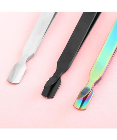 Nail Pincher Stainless Steel Nail Art C-Curve Pincher Cuticle Cutter Pusher False Nail Shaping Tweezers Multifunctional Nail Pincher Tweezers Tool for DIY Household Silver - Buy Online on GoSupps.com