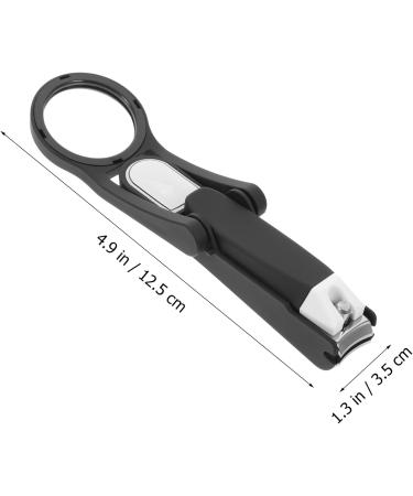 minkissy Magnifying Glass Nail Clippers Fingernail Clippers Nail Clippers Toenail Clippers Stainless Steel Scissors Stainless Steel Nail Clippers Nail Art Accessories Thick Nail File - Buy Online on GoSupps.com