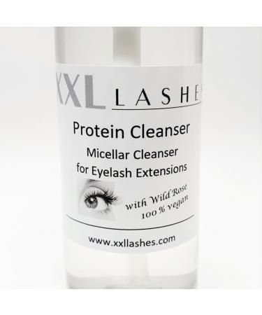 XXL LASHES Eyelash Micelle Cleaner - Oil & Alcohol-Free Makeup Protein Cleaner with Wild Rose - 30ml Spray for Eyelash Extensions - Buy Online on GoSupps.com