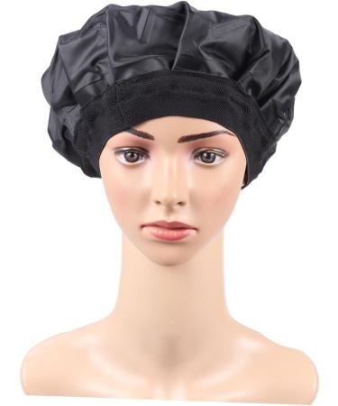 NOLITOY 2pcs Heating Hair Caps Conditioning Heat Cap Heated Cap Gel Cap Heating Cap Baked Oil Cap Keep Warm mediumx2pcs Blackx2pcs - Buy Online on GoSupps.com